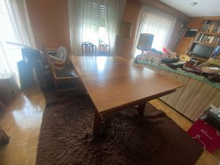 Conjunto comedor roble francés bronce