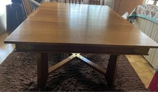 Conjunto comedor roble francés bronce