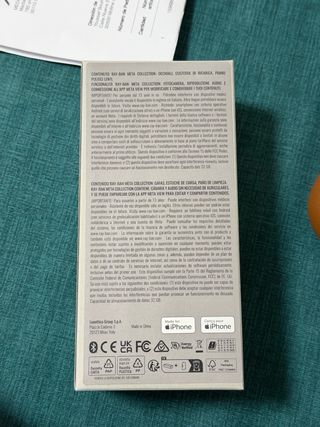 Gafas Ray-Ban Wayfarer Meta Negras NUEVAS