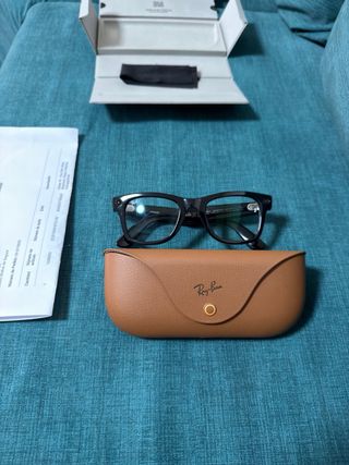 Gafas Ray-Ban Wayfarer Meta Negras NUEVAS