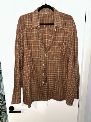 Camisa de cuadros vintage