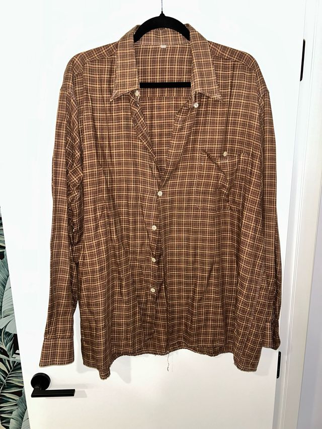 Camisa de cuadros vintage