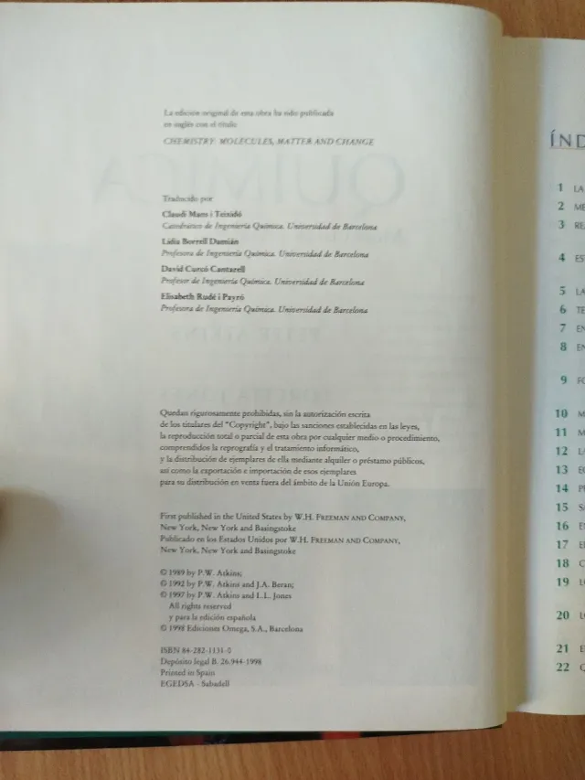 QUIMICA (Spanish Edition)