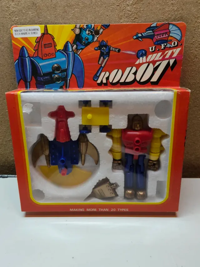 Robot UFO Molti Robot Giocattolo Vintage