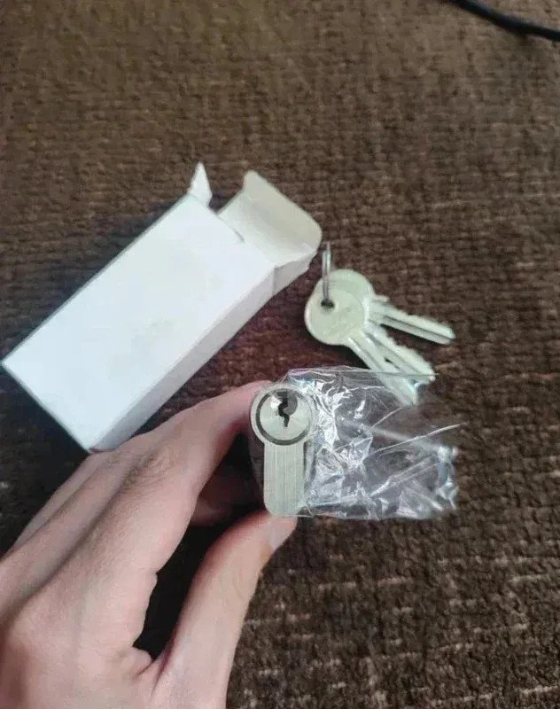 Bombín Cerradura 30x35mm Nuevo + Llaves