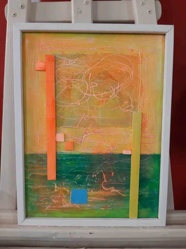 Pintura abstracta moderna