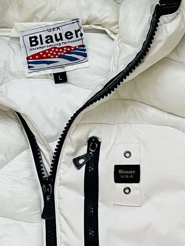 Giubbino Blauer USA Bianco Taglia L
