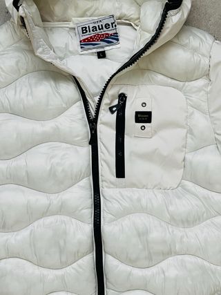 Giubbino Blauer USA Bianco Taglia L