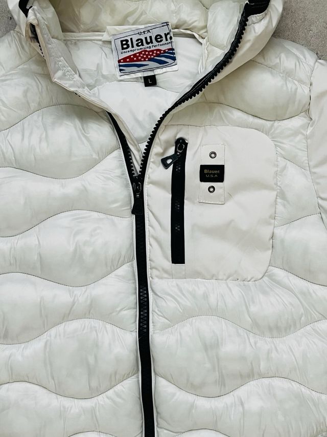 Giubbino Blauer USA Bianco Taglia L