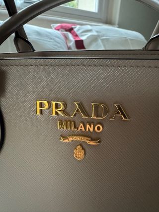 Borsa Prada Pelle Saffiano Beige