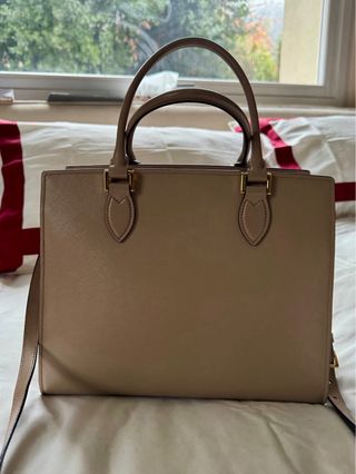 Borsa Prada Pelle Saffiano Beige
