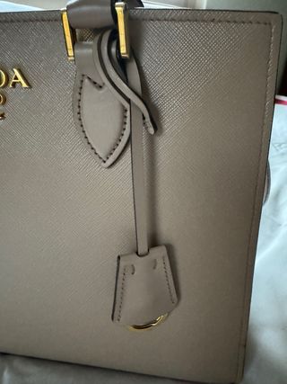 Borsa Prada Pelle Saffiano Beige