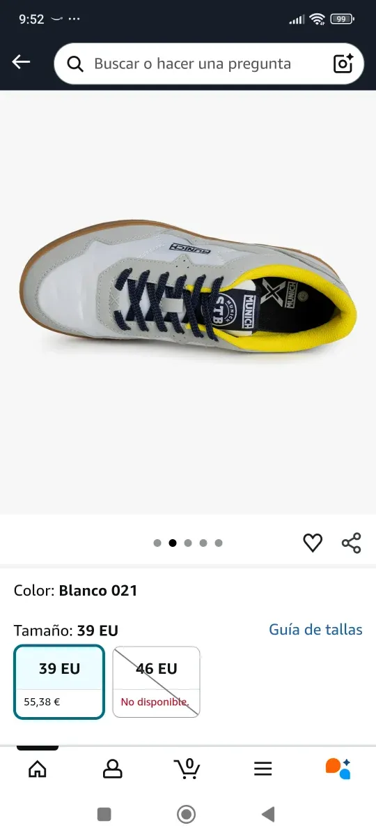 Zapatillas Munich 39