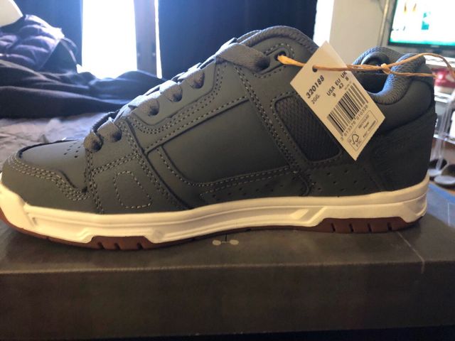 Zapatillas DC Shoes Grises Nuevas Caja