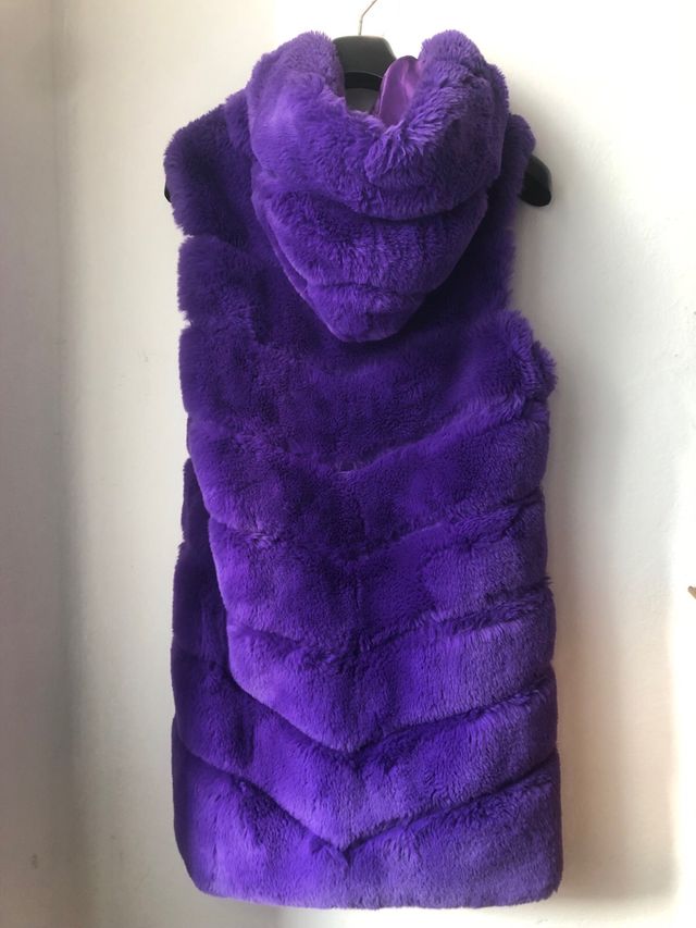 Gilet Primadonna EcoPelliccia Viola