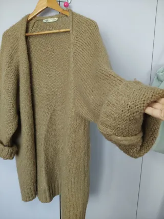 Jersey largo Zara marrón talla única