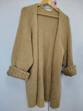 Jersey largo Zara marrón talla única