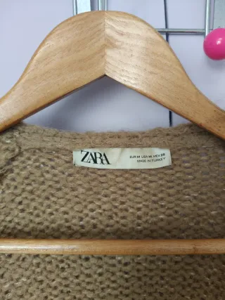 Jersey largo Zara marrón talla única