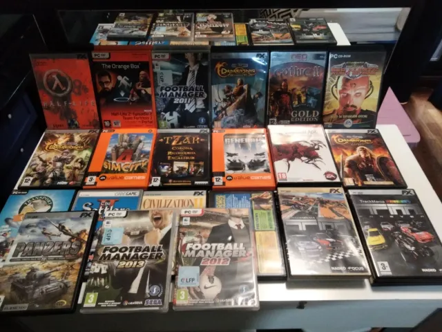 Lote de 24 Juegos PC: Half-Life, SimCity ....