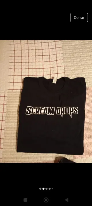 Pijama negro talla S