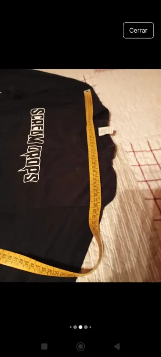 Pijama negro talla S