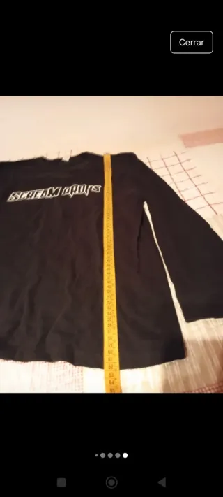 Pijama negro talla S