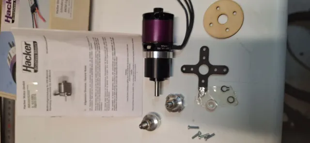 Motor Hacker A30-12L V2 6-Pole reductor 6,71:1