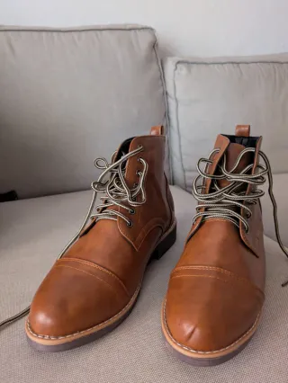 Botas de vestir marrones para hombre