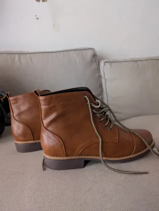 Botas de vestir marrones para hombre