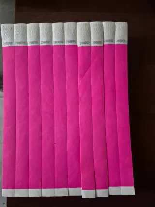 Braccialetti carta evento assortiti