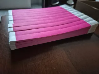 Braccialetti carta evento assortiti