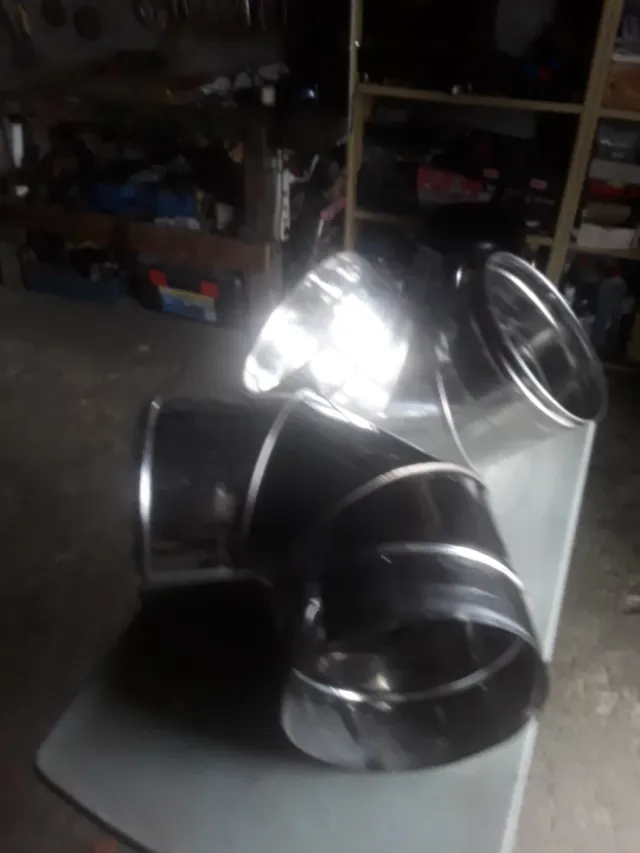 Codos Inoxidable 90º 200mm Nuevos