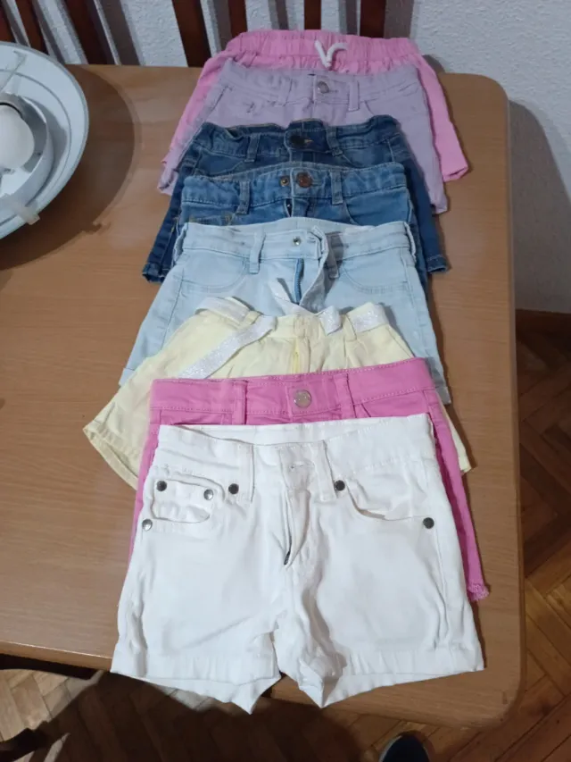 Pantalones cortos de niña (varios colores)