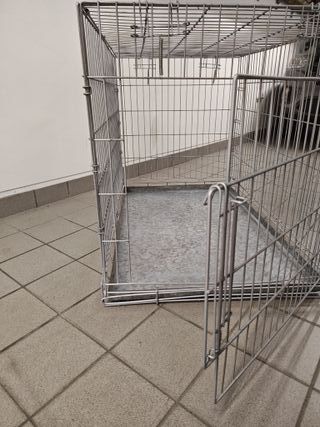 Gabbia per cani richiudibile singola porta