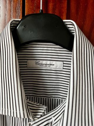 Camicia bianca a righe nere Camicissima