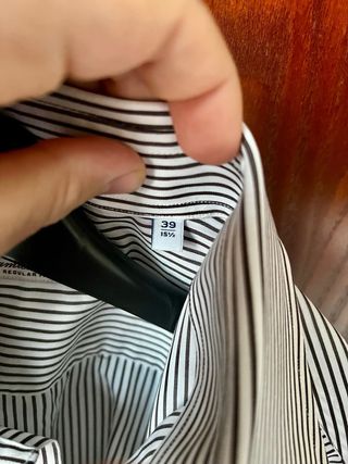 Camicia bianca a righe nere Camicissima