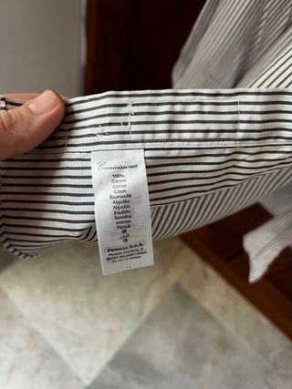 Camicia bianca a righe nere Camicissima