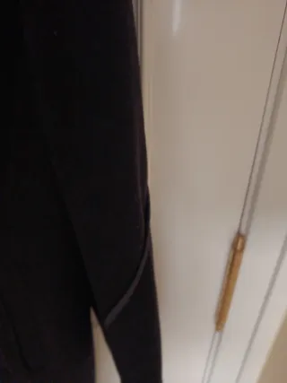 Abrigo de paño invierno mujer negro rebajado