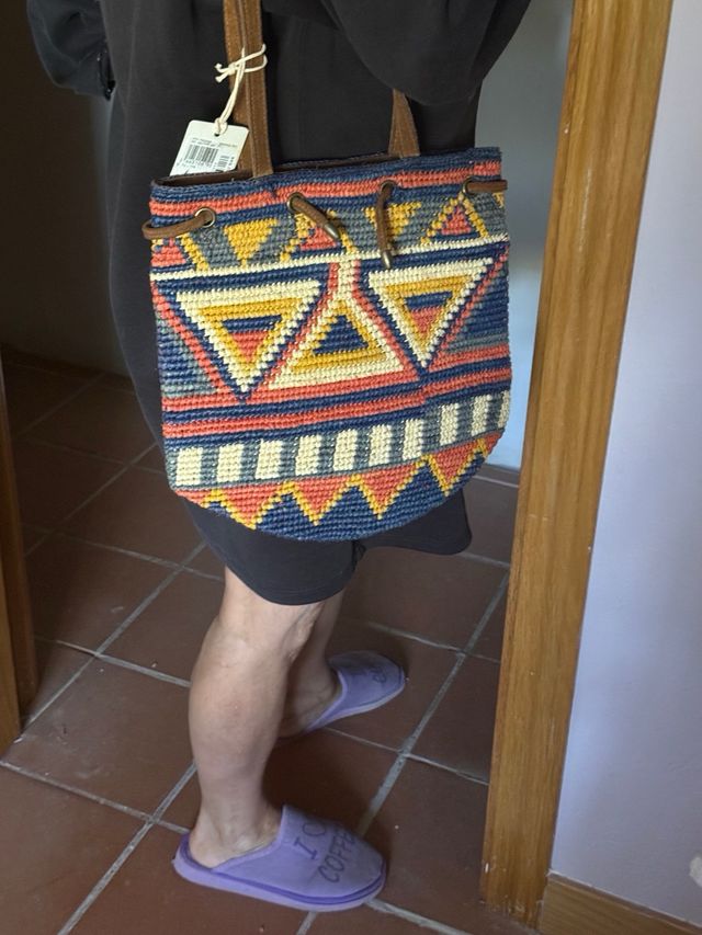 Bolso Pepe Jeans tejido multicolor