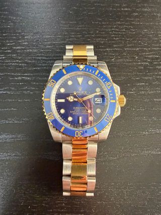 Rolex Submariner Azul y Dorado