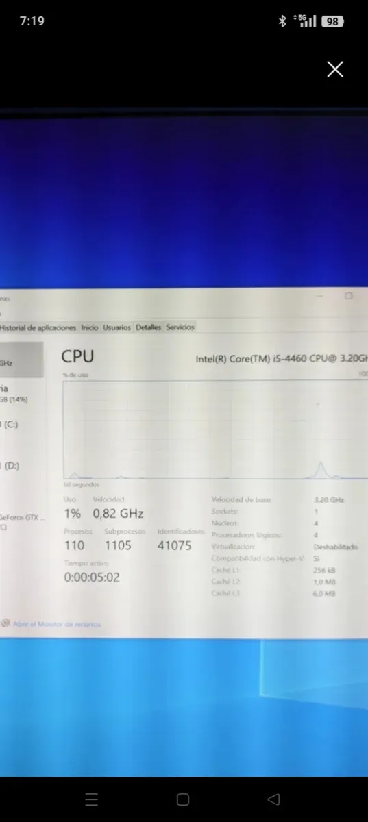 Pc Gaming Intel i5 gtx 1050 ti
