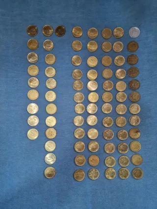 Lote Colección Monedas 1 Peseta