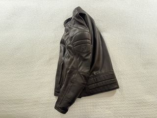 Chaqueta Moto Cuero Marrón SHIMA