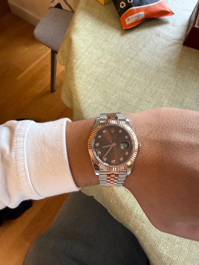 Reloj Datejust Jubilee Oro y Plata