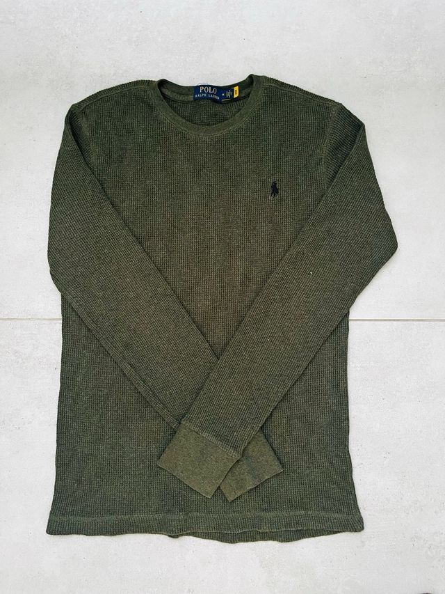 Maglione Polo Ralph Lauren Uomo Verde Militare M