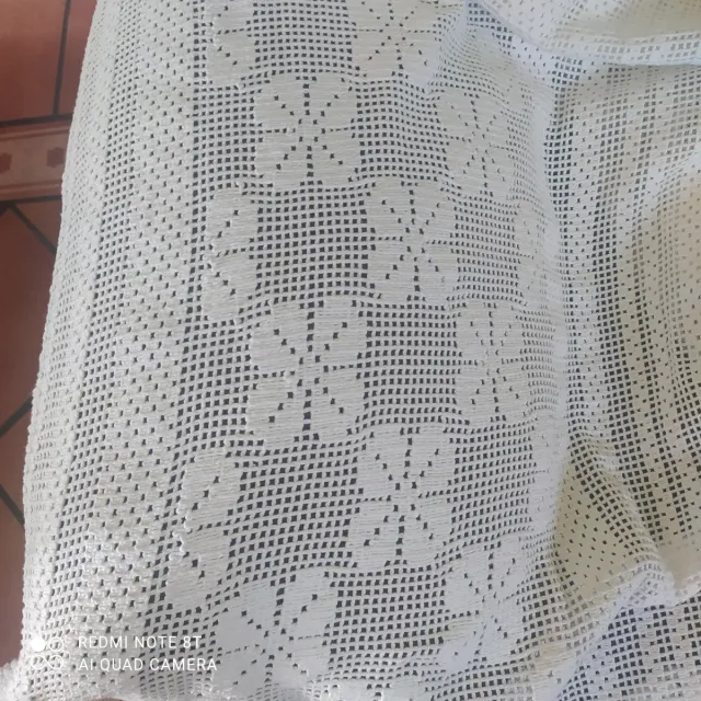 Colcha de Verano Blanca de hilo para cama de 135 c