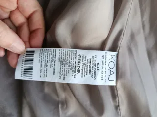 Plumas ligero beige talla XS