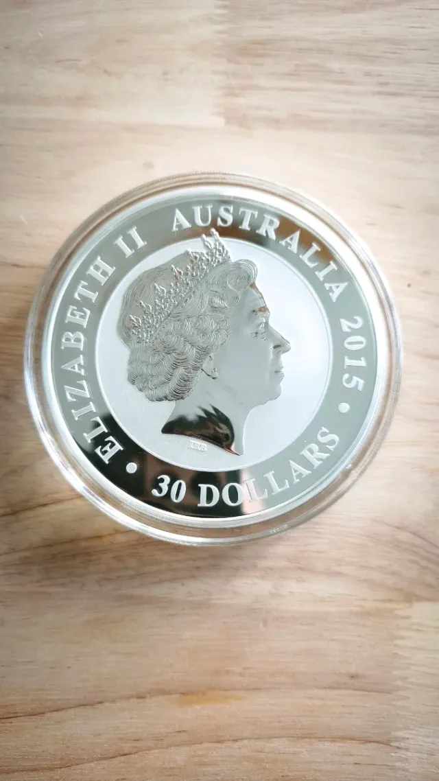 Moneda Plata 999 Kookaburra 1 Kilo 2015 A ESTRENAR