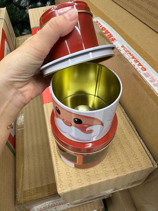 Set 3 Barattoli Natale Babbo Natale