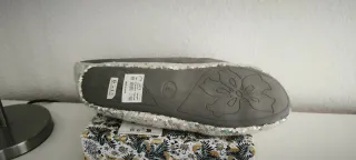 Bailarinas plateadas con lazo